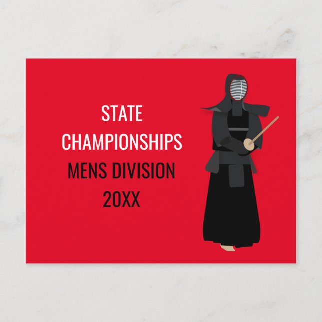 Kendo Postkarte (Vorderseite)