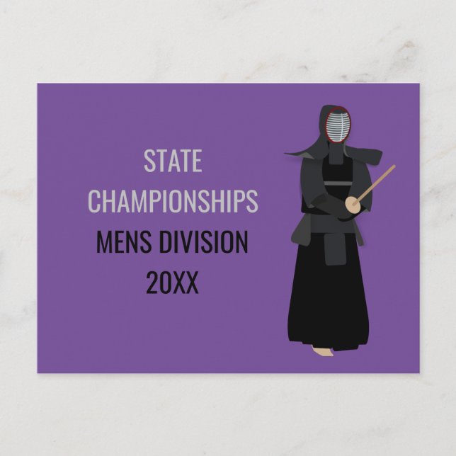 Kendo Postkarte (Vorderseite)