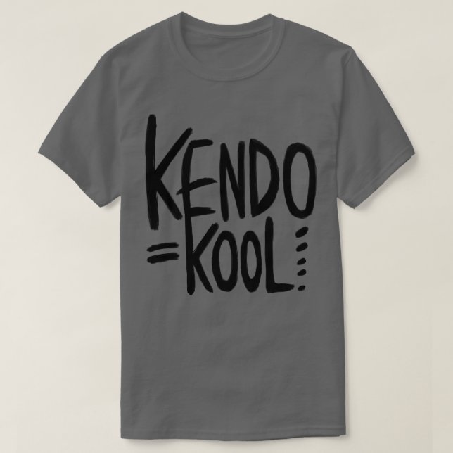 Kendo Pun Kendo ist Kool für Kendoka T-Shirt (Design vorne)