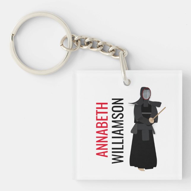 Kendo Schlüsselanhänger (Vorderseite)
