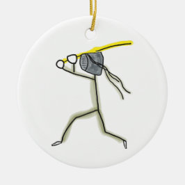 Kendo Stickman Keramik Ornament