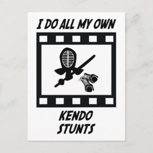 Kendo Stunts Postkarte