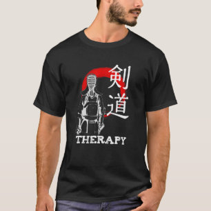 Kendo Therapy Kanji Japanisch Martial Arts Dojo T-Shirt
