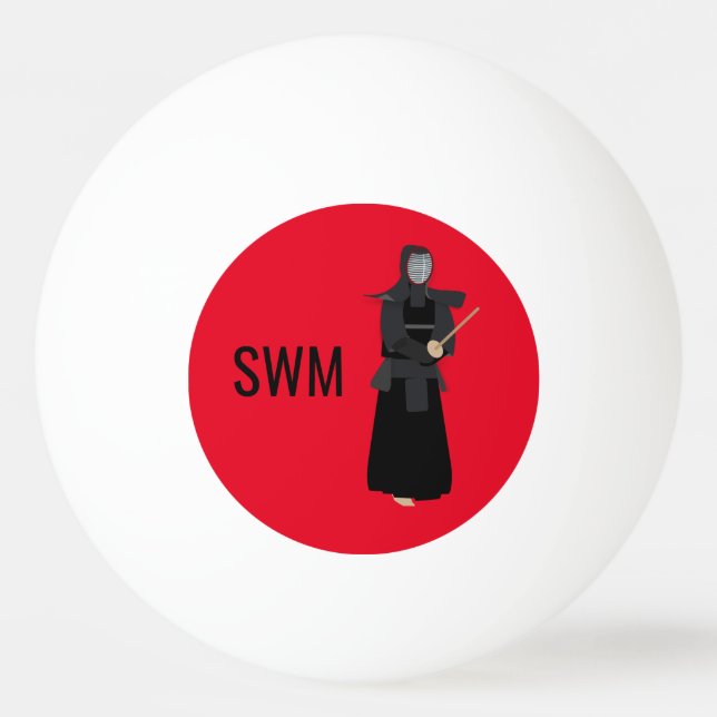 Kendo Tischtennisball (Vorderseite)