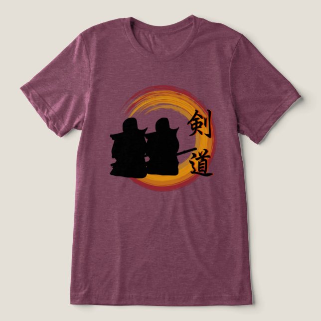 Kendo Tri-Blend Shirt (Design Vorderseite)
