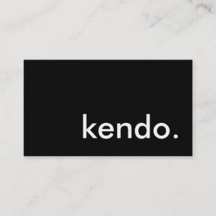 Kendo. Visitenkarte