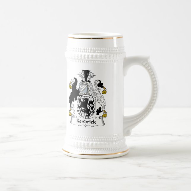 Kendrick Familienwappen Bierglas (Rechts)