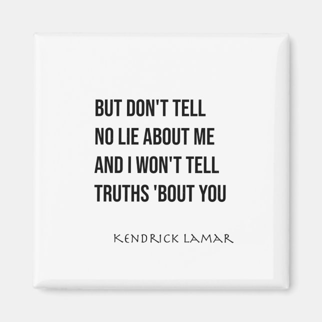 Kendrick Lamar - Euphoria (Stempelsticker) Magnet (Vorne)