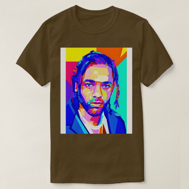 Kendrick Lamar Rapper Wpap Art TShirt (Design vorne)