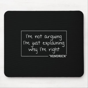 Kendrick Quote Funny Birthday Personalisiert Name  Mousepad