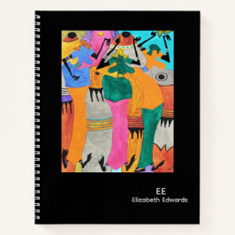 Kenia, African Art Joy Dance Notizbuch