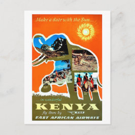 Kenia, Afrika, ein Date mit der Sonne, Reisen Postkarte
