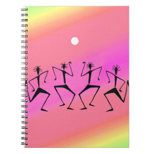 Kenia, Afrikanische Kunst, Rainbow-Party Notizblock