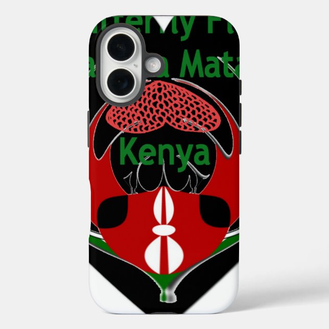 Kenia Case-Mate iPhone Hülle (Rückseite)