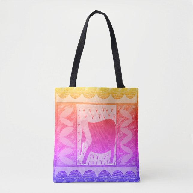 Kenia Elephant Tote Bag (Vorderseite)