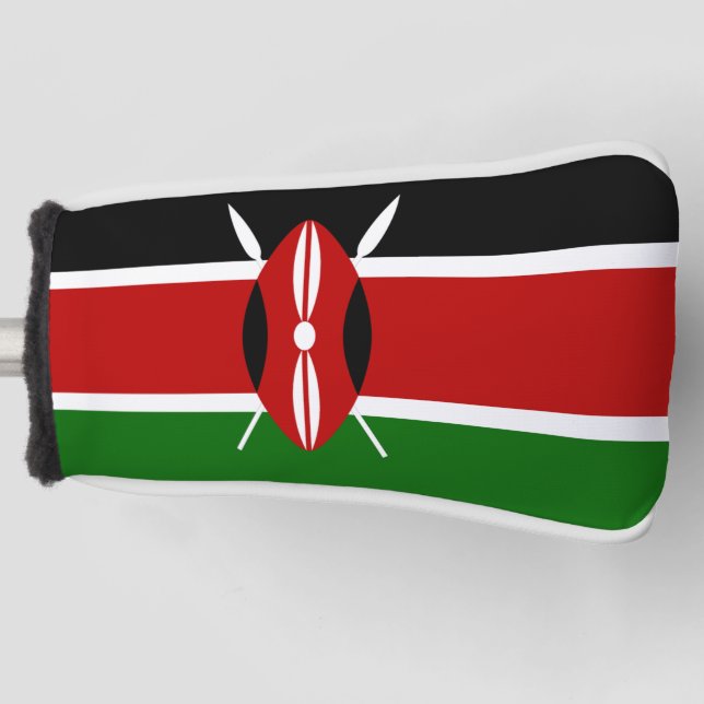 Kenia-Flagge Golf Headcover (Vorderseite)