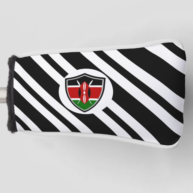 Kenia-Flagge Golf Headcover (Vorderseite)