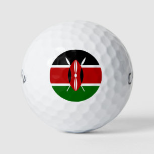 Kenia-Flagge Golfball