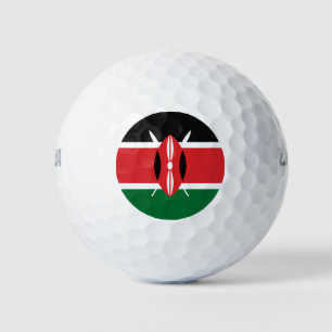 Kenia-Flagge Golfball