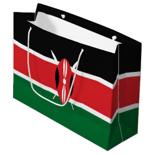 Kenia-Flagge Große Geschenktüte