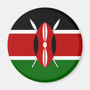 Kenia-Flagge Magnet
