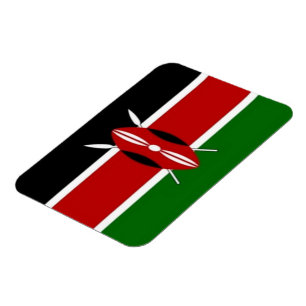 Kenia - Flagge - Magnet