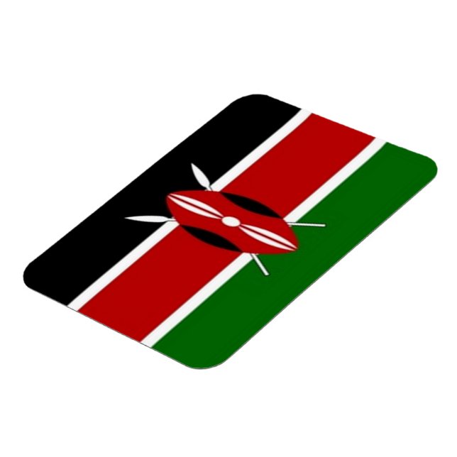 Kenia - Flagge - Magnet (Linke Seite)