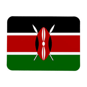 Kenia-Flagge Magnet