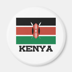 Kenia-Flagge Magnet