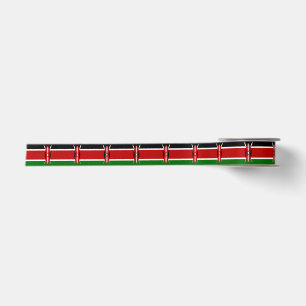 Kenia-Flagge Satinband
