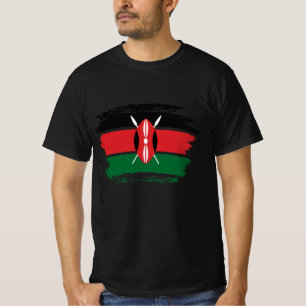 Kenia-Flagge T-Shirt
