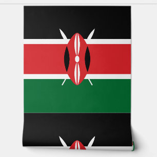 Kenia-Flagge Tapete