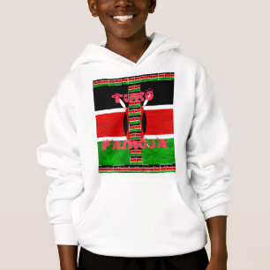 Kenia Flagge Tuko Pamoja Make It Kenia Hoodie