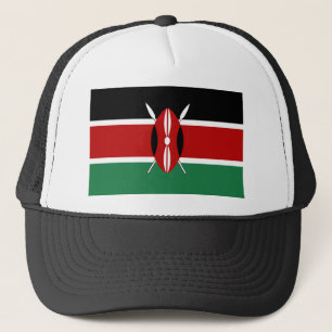 Kenia-Flaggen-Hut Truckerkappe