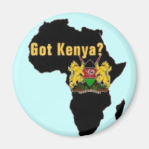 Kenia-Flaggen-T - Shirt und usw. Magnet