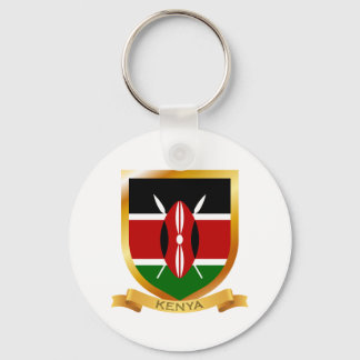 Kenia-Flaggenschild Schlüsselanhänger