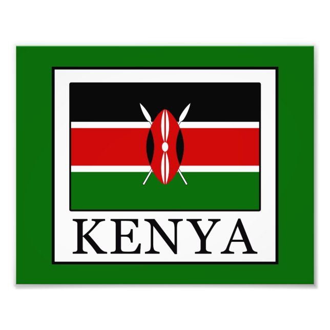 Kenia Fotodruck (Vorne)