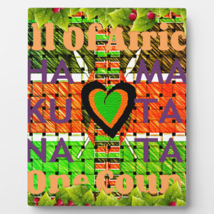 Kenia: ganz Afrika in einem Land - Waldenflagge Fotoplatte