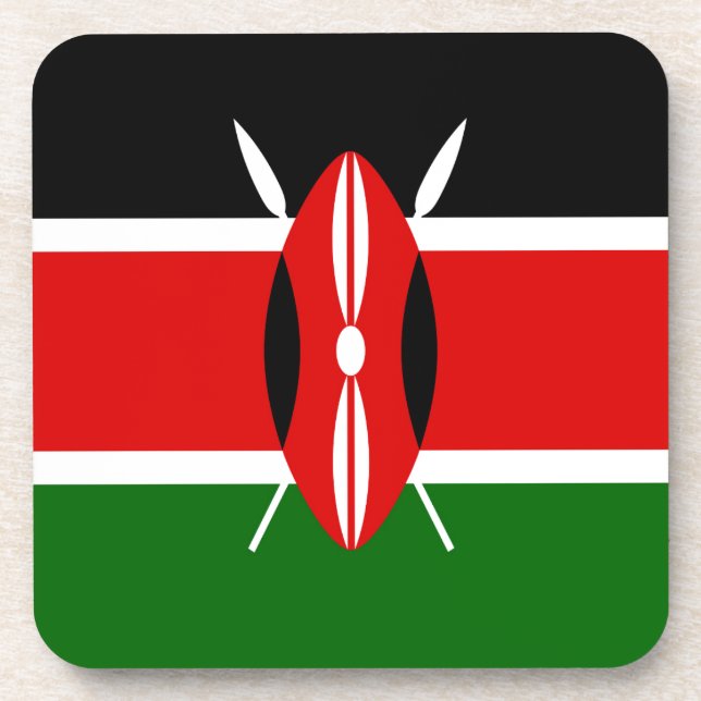 Kenia Getränkeuntersetzer (Vorderseite)