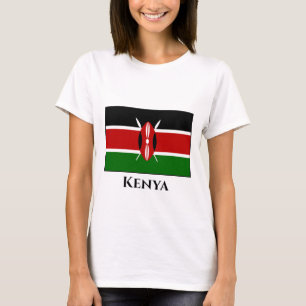 Kenia (Kenia) Flagge T-Shirt
