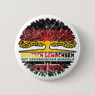 Kenia Kenianisch Deutsch Deutschland Baum Wurzel Button