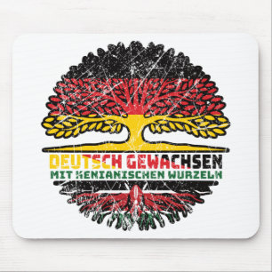 Kenia Kenianisch Deutsch Deutschland Baum Wurzel Mousepad