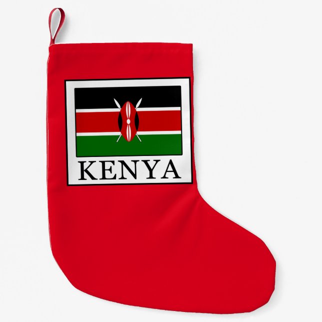 Kenia Kleiner Weihnachtsstrumpf (Vorderseite)
