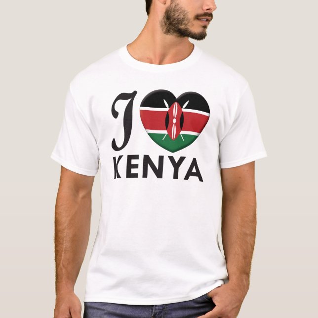 Kenia-Liebe T-Shirt (Vorderseite)