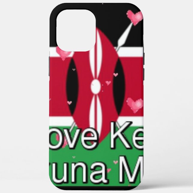 🇰 🇪 Kenia mit unseren iPhone Cases & Cover feier (Rückseite)