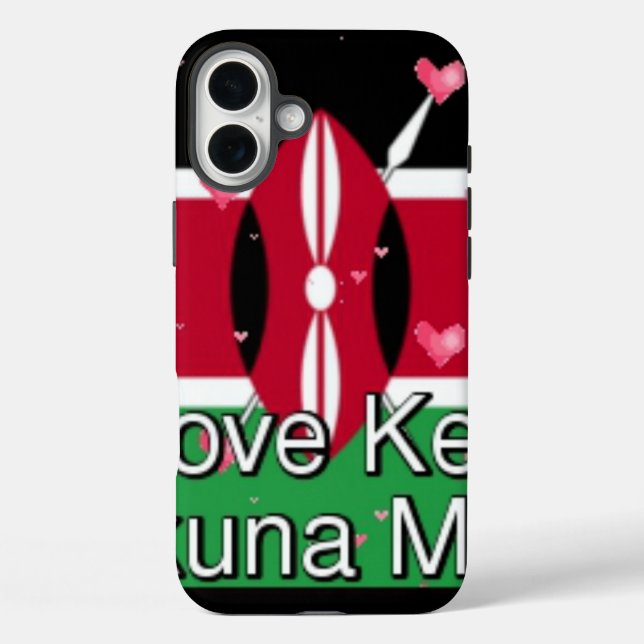 🇰 🇪 Kenia mit unseren iPhone Cases & Cover feier (Rückseite)
