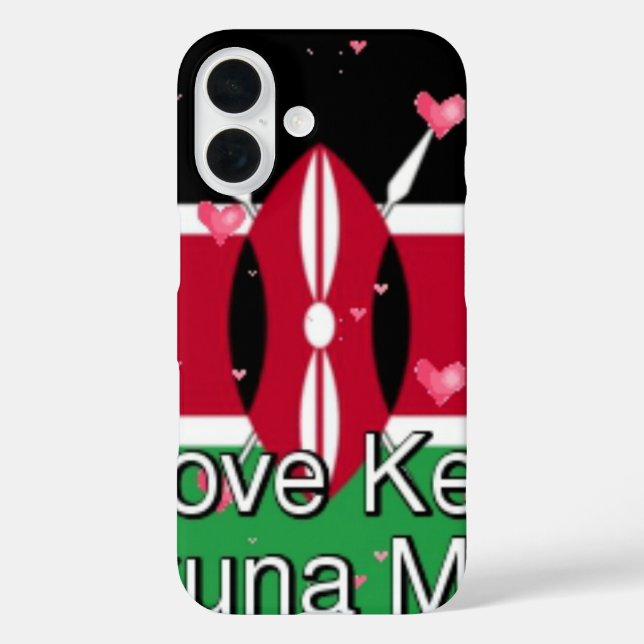 🇰 🇪 Kenia mit unseren iPhone Cases & Cover feier (Rückseite)