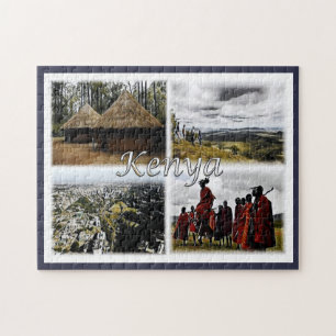 Kenia - Mosaik - Puzzle