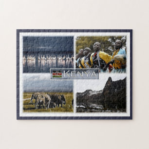 Kenia - Mosaik - Puzzle