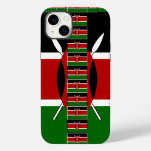 Kenia Nahtlose Flaggen Grenzrahmen Kunst drucken Case-Mate iPhone Hülle